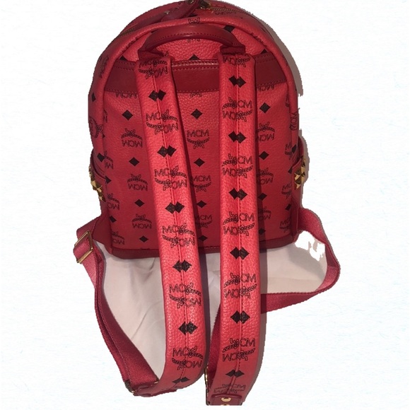 MCM Visetos Stark Side Studded Backpack Bag - Picture 4 of 12